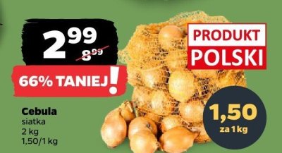 Cebula Carrefour targ świeżości promocja w Netto