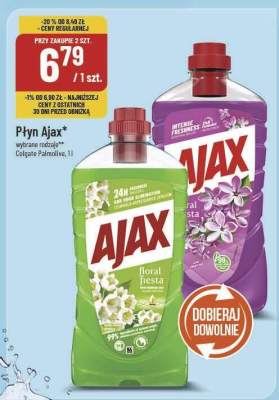 Płyn Ajax Floral Fiesta promocja w POLOmarket