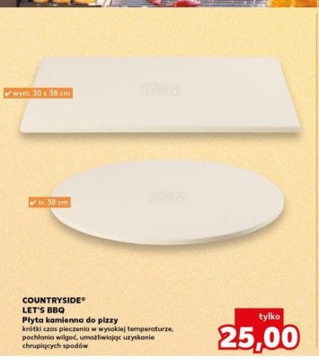 Płyta kamienna do pizzy 38 cm K-classic let's bbq promocja