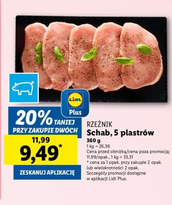 Schab wieprzowy bez ko艣ci plastry Rze藕nik codzienna dostawa promocja