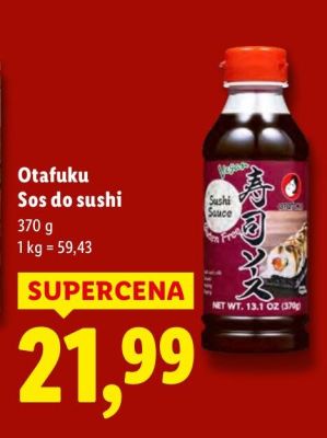 Sos do sushi  promocja w Lidl