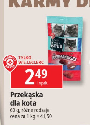 Przekąska dla kota Wiodąca marka tous mes amis promocja