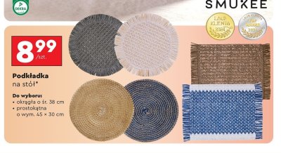 Podkładka okrągła 38 cm Smukee promocja