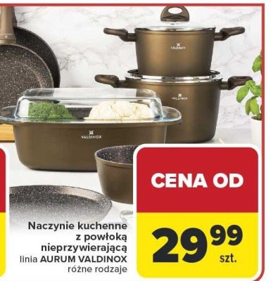 Naczynie kuchenne z powłoką nieprzywierającą, różne rodzaje promocja w Carrefour