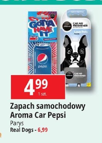 Odświeżacz powietrza real dogs Aroma car promocja