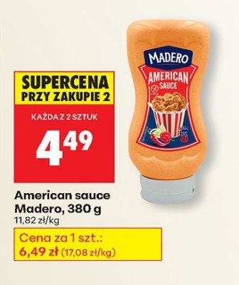 Sos American sauce Madero 380g promocja w Biedronka