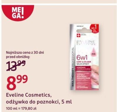 Odżywka do paznokci 6w1 promocja w Rossmann