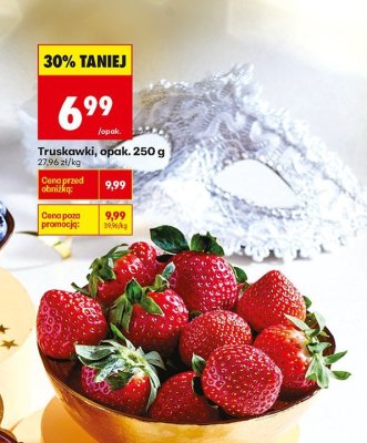 Truskawki, opak. 250 g promocja w Biedronka