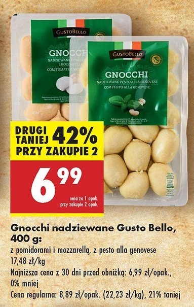 Gnocchi nadziewane z pesto alla genovese Gustobello promocja