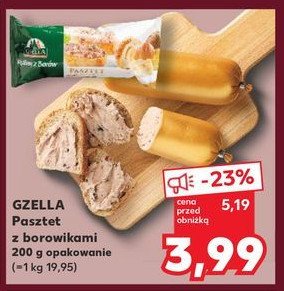 Pasztetowa z borowikami Gzella promocja w Kaufland