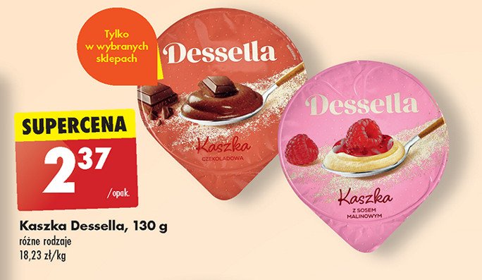 Kaszka manna z czekoladą Dessella promocja