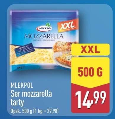 Ser mozzarella tarty XXL promocja w Aldi