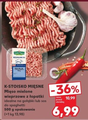 Mięso mielone wieprzowe z łopatki  promocja w Kaufland