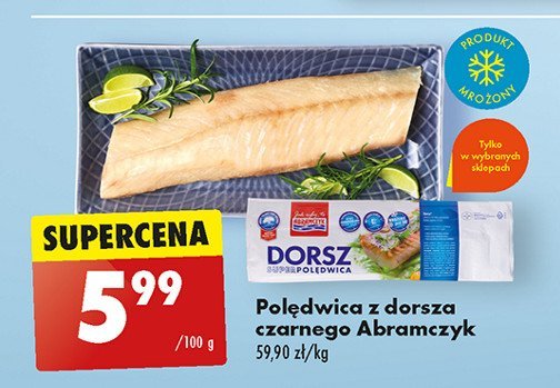 Polędwica z dorsza atlantyckiego Abramczyk promocja