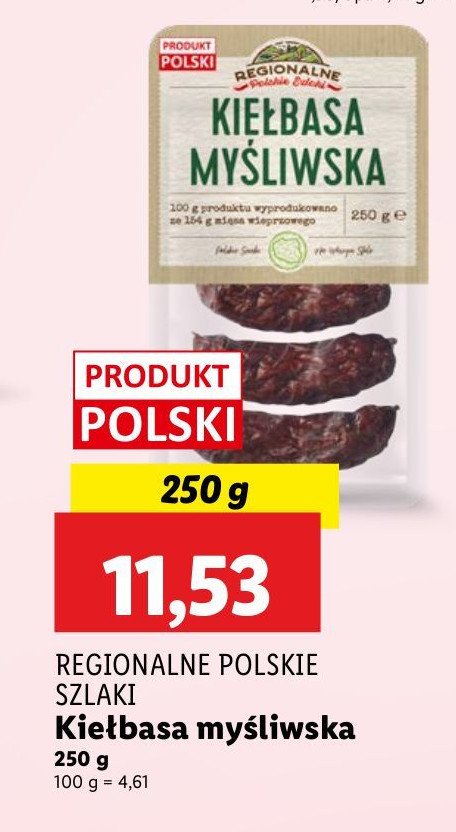 Kie艂basa mysliwska promocja