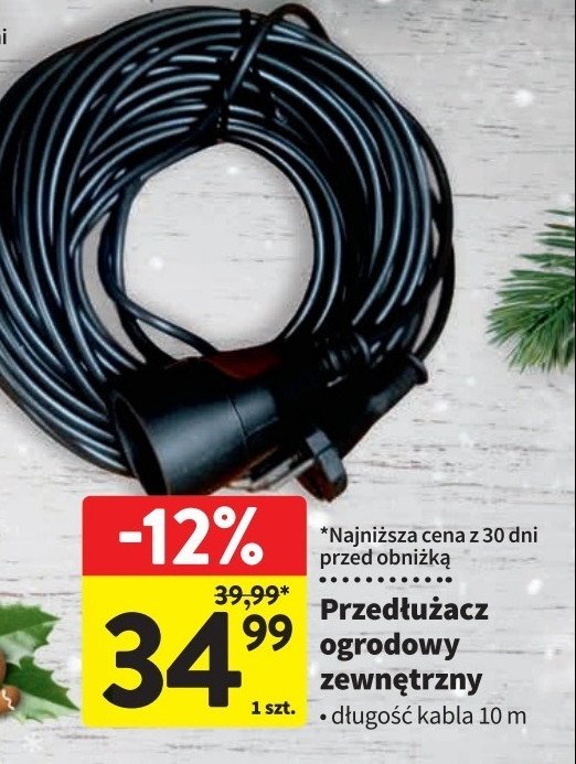 Przedłużacz zewnętrzny 10 m. promocja