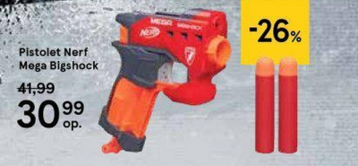 Pistolet mega bigshock Nerf promocja