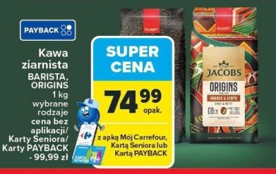 Kawa ziarnista promocja w Carrefour