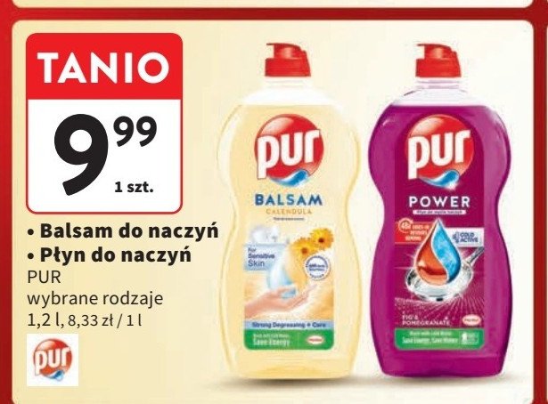 Płyn do mycia naczyń fig & pomegranate Pur power promocja