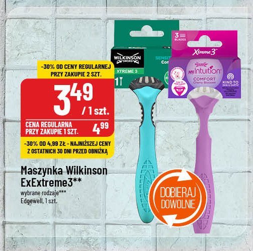 Maszynki do golenia cherry blossom Wilkinson my intuition comfort promocja