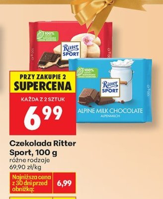 Czekolada Ritter Sport promocja w Biedronka