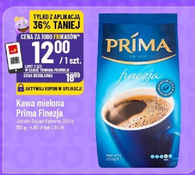 Kawa mielona Prima Finezja promocja w POLOmarket
