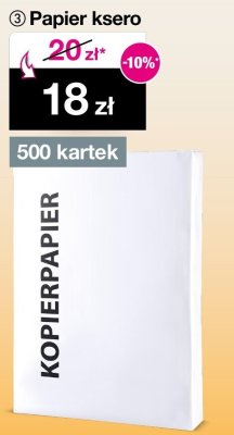 Papier ksero promocja w Woolworth