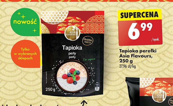 Tapioka perełki Asia flavours promocja