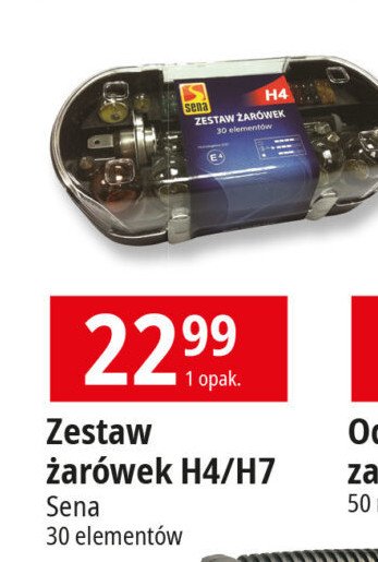 Zestaw żarówek h7 Sena promocja w Leclerc