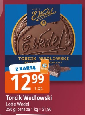 Torcik Wedlowski Lotte Wedel promocja w Leclerc