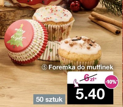 Foremka do muffinek 50 sztuk promocja w Woolworth