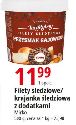 Przysmak gajowego Pomorski targ rybny promocja
