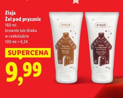 Żel pod prysznic Ziaja brownie lub śliwka w czekoladzie promocja w Lidl