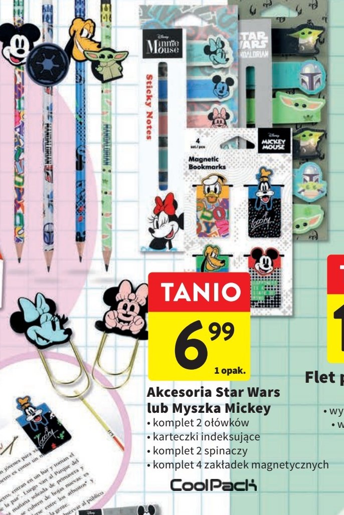 Spinacze myszka mickey Coolpack promocja