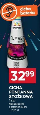 Cicha fontanna stożkowa promocja w Stokrotka