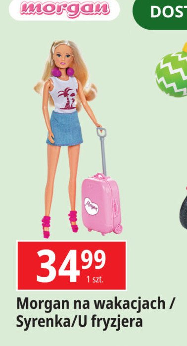 Lalka morgan u fryzjera Kidway promocja