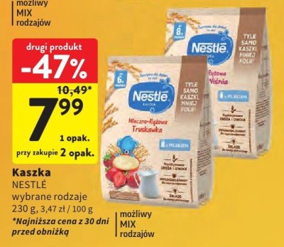 Kaszka NESTLE promocja w Intermarche