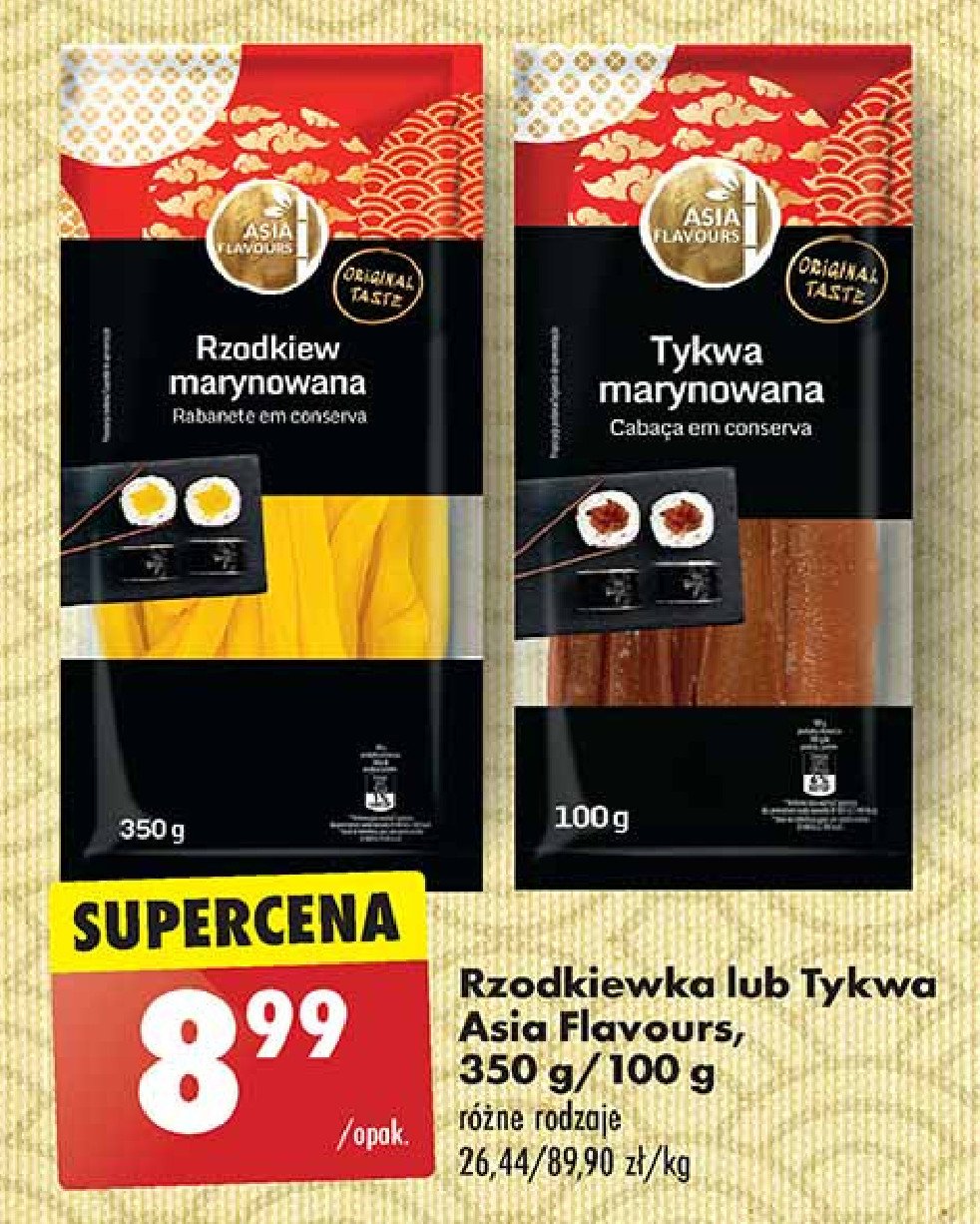 Rzodkiew marynowana Asia flavours promocja