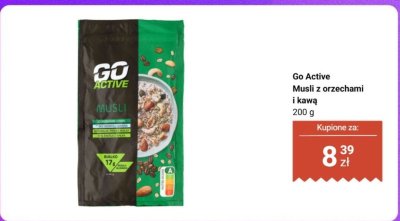 Musli z orzechami i kawą promocja w Biedronka