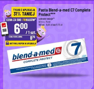 Pasta Blend-a-med C7 Complete Protect promocja w POLOmarket