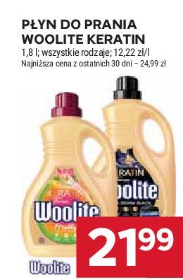 P艂yn do prania mix color fruity Woolite keratin promocja