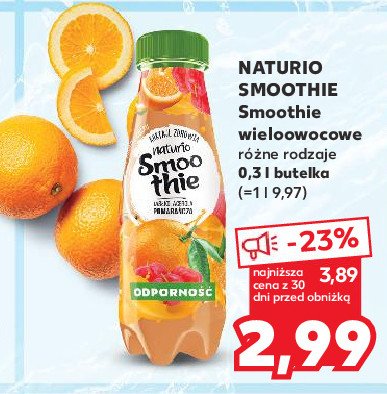 Smoothie odporność NATURIO SMOOTHIE promocja w Kaufland