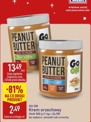 Krem orzechowy smooth promocja w Aldi