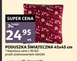 Poduszka 艣wi膮teczna 45 x 45 cm promocja