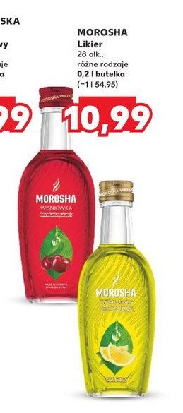 Wódka Morosha wiśniówka promocja w Kaufland