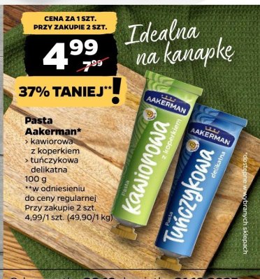 Pasta tuńczykowa delikatna promocja w Netto
