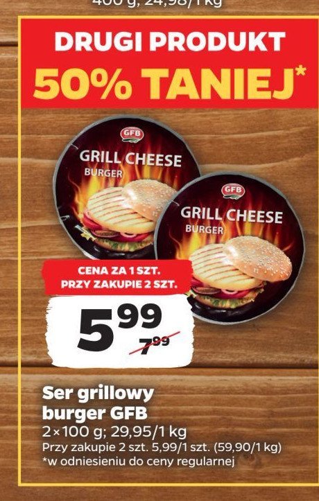 Ser grillowy burger Gfb promocja