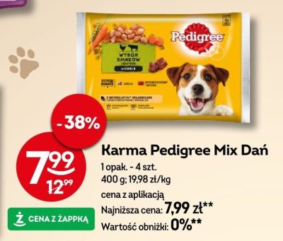 Karma Pedigree Mix Dań promocja w Żabka