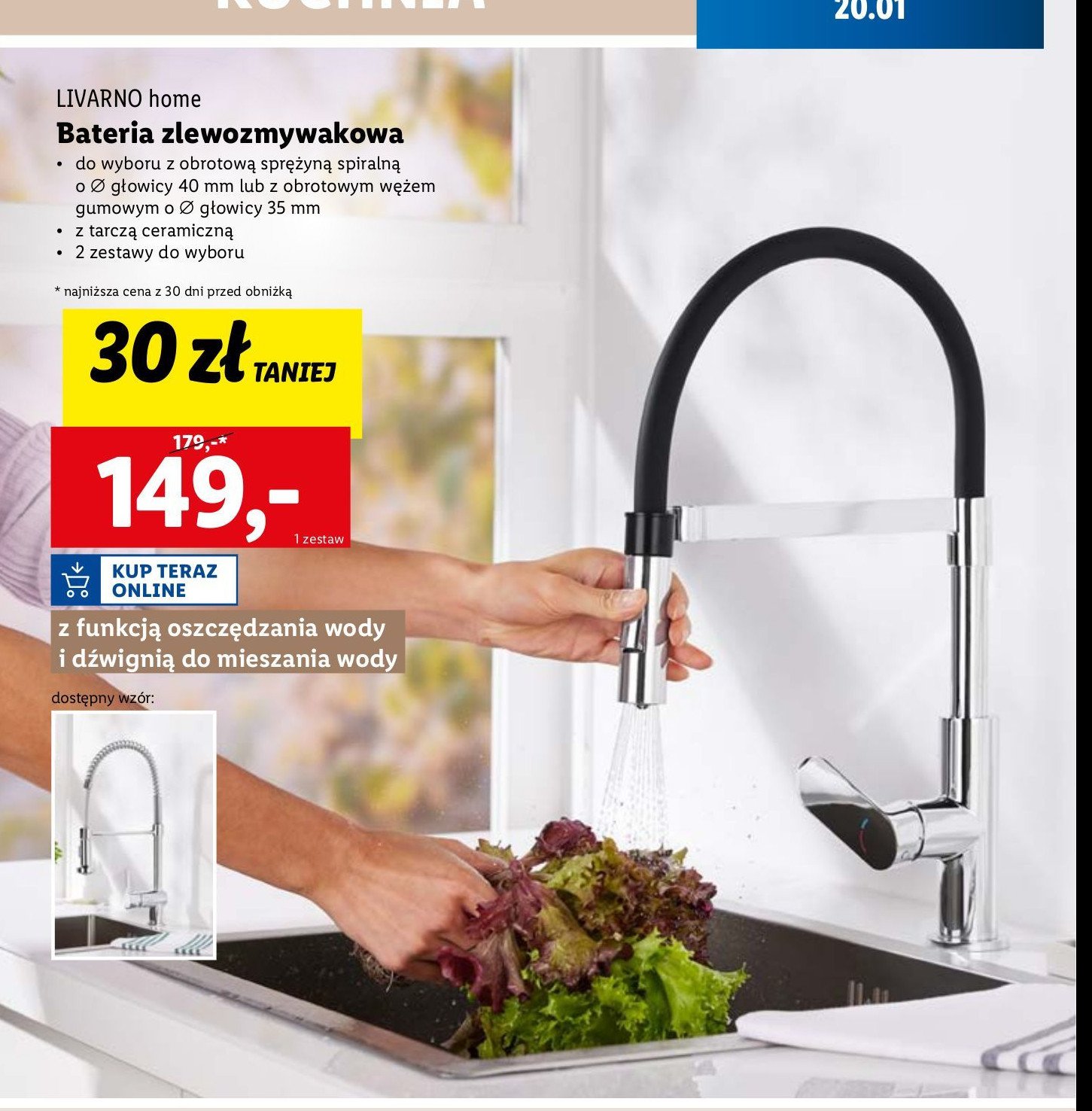 Bateria zlewozmywakowa promocja w Lidl