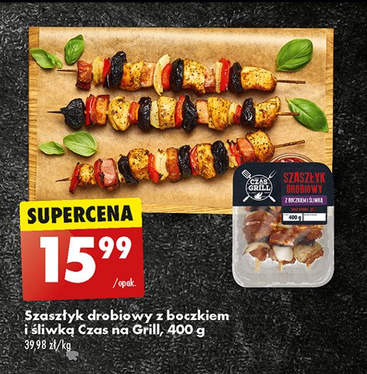Szasz艂yk drobiowy ze 艣liwk膮 i boczkiem Czas na grill promocja